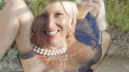 Az érett szőkék nagyon szeretik a gang bang creampie-t. dugás video